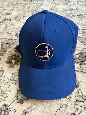 Masters Blue and White Golf Cap with Branded Sweatband